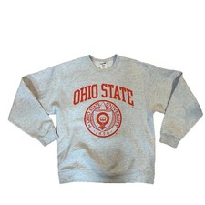 Vintage Ohio State University Buckeyes Gray Sweatshirt Mens Medium 90s OSU
