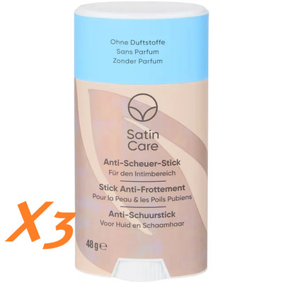 X3 Anti-Reibung Stick Parfümfrei, dermatologisch gynäkologisch getestet