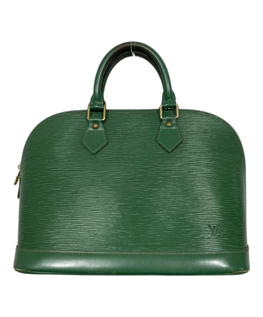Louis Vuitton Leather Exterior Green Bags & Handbags for Women for