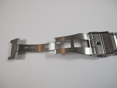 SEIKO MENS PUSH BUTTON B CLASP WITH 20MM STEEL LINK SECTION