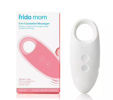 Frida Mom 2-in-1 Lactation Massager, Multiple Modes of Heat  Vibration for Clo