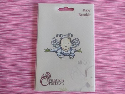 Nelke Basteln Baby Hummel Stanzenset - Kostenlose Vignette beim Nelkenbasteln