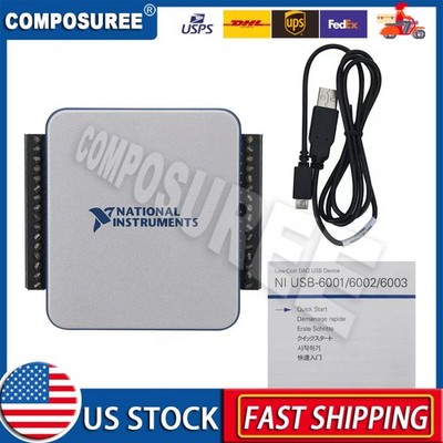 NEW National Instruments USB6002 USB-6002 13 DIO USB Multifunction I/O Device