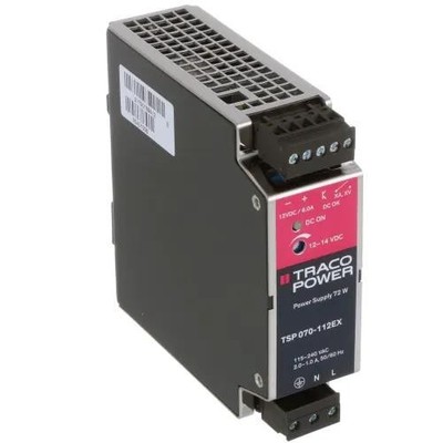 1PC TRACO POWER NORTH AMERICA TSP 070-112 EX AC-DC Power Supply, 6A, 100-26