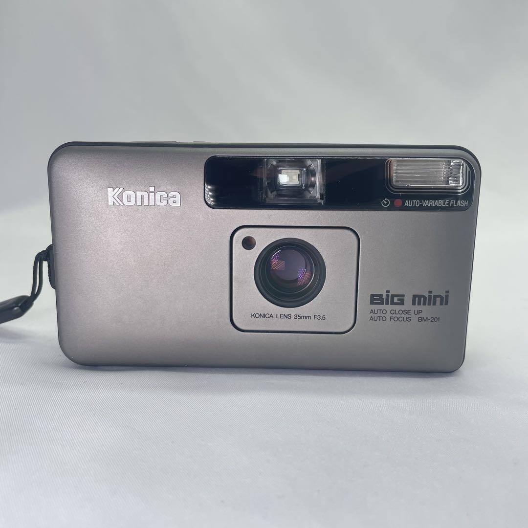 Konica Big Mini BM-201 Compact Film Camera Tested Working