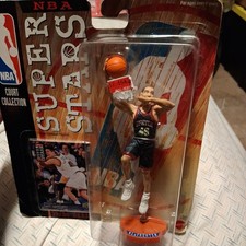 NBA Superstars Court Collection Denver Nuggets Raef LaFrentz (1999)Mattel Figure