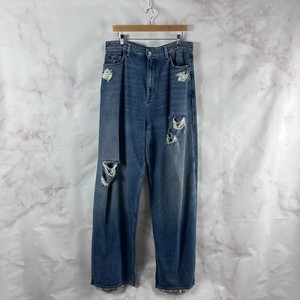 GAMES wide denim pants archive ASPHALT Selvedge Denim Jeans 