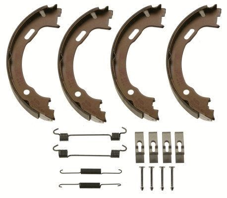 Bremsbackensatz Feststellbremse Hinten TRW GS8475 FÜR Chrysler Dodge Lancia-image