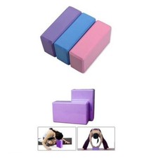BLOCCO MATTONE SCHIUMA FITNESS PALESTRA YOGA GINNASTICA AEROBICA COLORATO