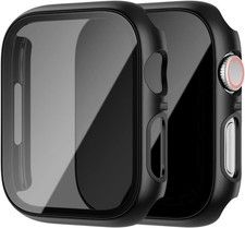 2 Pack Privacy Screen Protector Case for Apple Watch SE 2025 Series 6 5 4 44mm