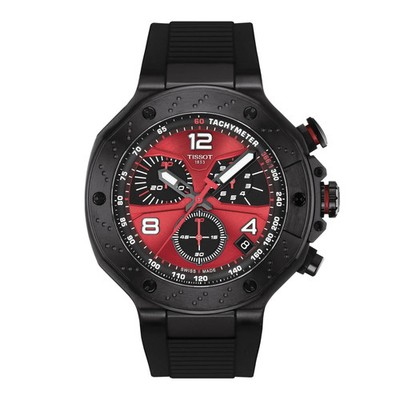TISSOT T-RACE MOTOGP 2026 45 MM LE Quarz rotes Zifferblatt Uhr T141.417.37.42...