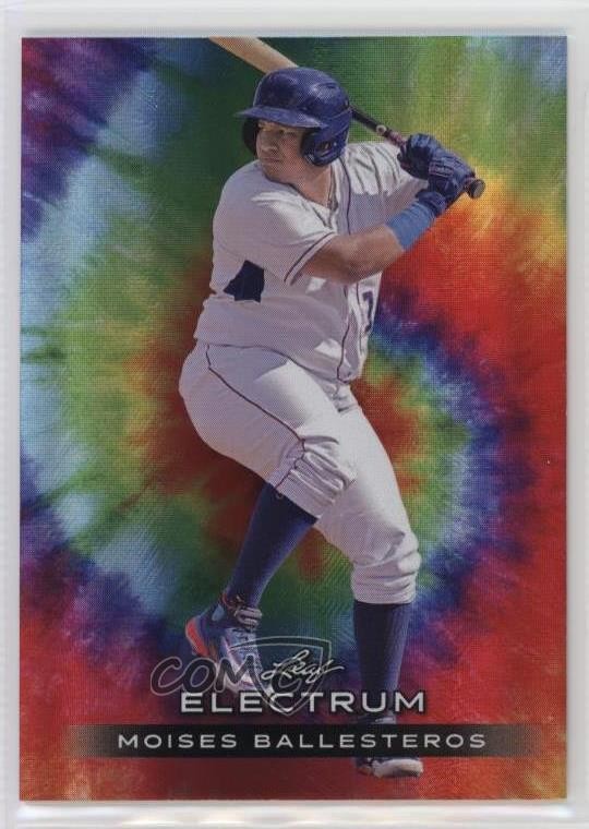 2024 Leaf Electrum Tie-Dye Silver Board 11/75 Moises Ballesteros #51 1c0k