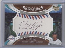 2006 Sweet Spot Signatures Red & Blue Stitch 75/91 Robert Andino #183 Auto 0v1