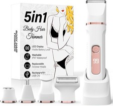 Bikini Trimmer for Women 5-in-1 Electric Razors for Women Electric Shaver NEW  
