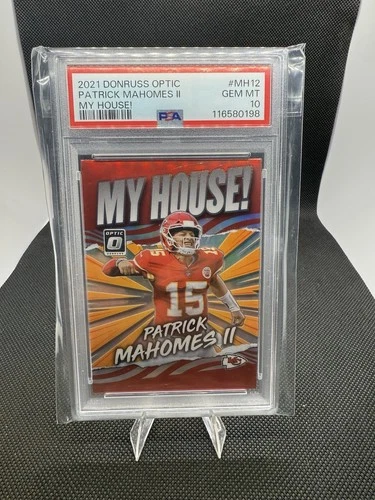2021 PANINI DONRUSS OPTIC MY HOUSE! #MH12 PATRICK MAHOMES II PSA 10