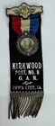 GAR Grand Army of Republic Kirkwood Post ~ Iowa City IA ~ Badge Ribbon Civil War