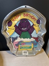 1998 Vintage WILTON 1998 BARNEY Happy Birthday CAKE PAN