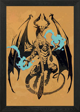 Nicol Bolas Gerahmtes Wandbild Poster Leinwanddruck Bild