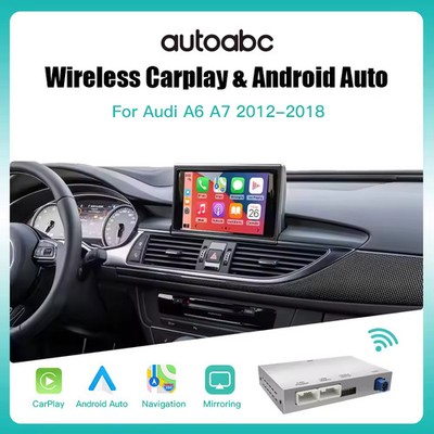 For Audi A6 A7 2012-2016 MMI3G HN+R Wireless Carplay Android Auto Retrofit Kits