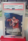 2017 Donruss Optic - Rated Rookie Patrick Mahomes II #177 (RC) PSA 10
