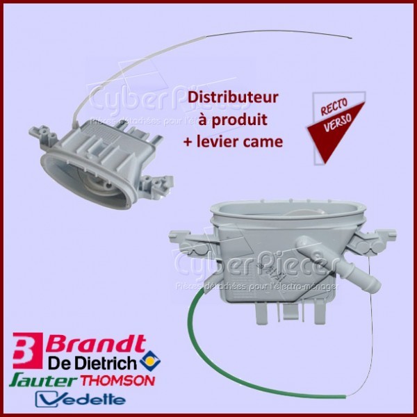 Distributeur d eau Brandt 52X0285 boite a produit de rechange pour lave vaisselle