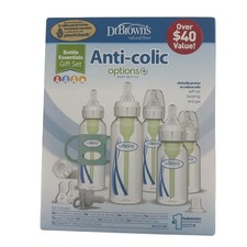 Dr. Brown's Anti-Colic Options Bottle Essentials Gift Set Baby OS Clear Blue