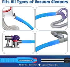 Dryer Vent Cleaner Kit Vacuum Hose Attachment Brush Lint Remover Power Washer US