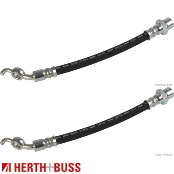 2X Bremsschlauch Herth+Buss Jakoparts J3702208 2 BremsschläUche Hinten-image