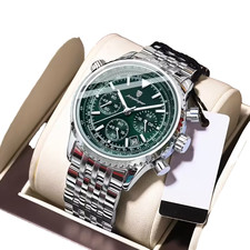 Multifunktionale Herren Quarz Uhr, ein stilvolles Uhrenwerk,