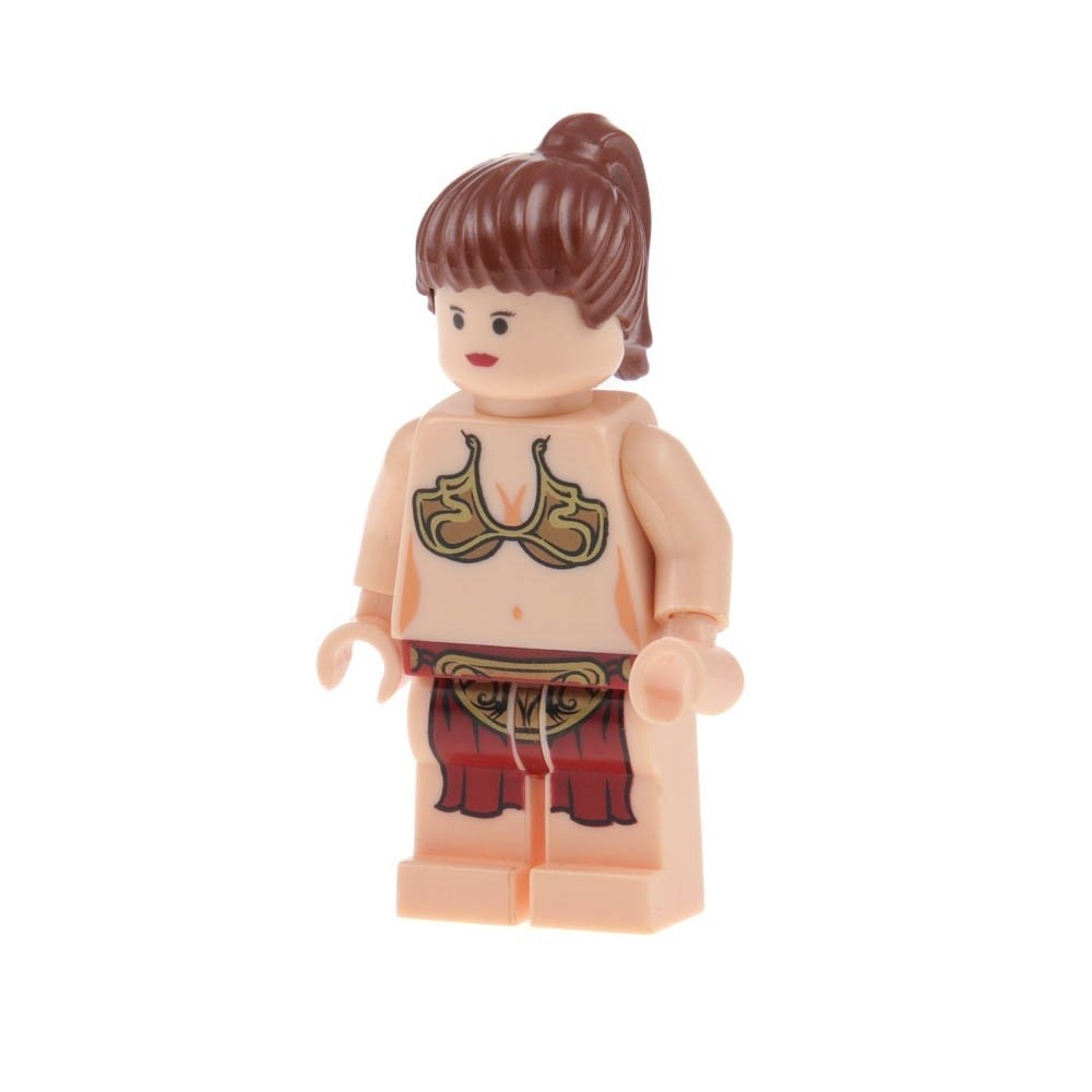 1X Lego Minifigure Star Wars Princess Leia Slave Outfit Pony 852552 SW0085A