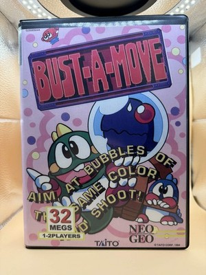 Bust A Move/Puzzle Bobble US English MVS Cartridge   Neo Geo JAMMA   Taito SNK
