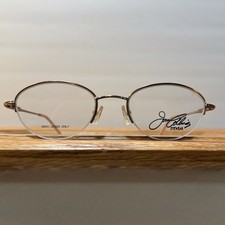 Joan Collins Bouquet J-289 BLS Oval Eyeglasses Rose Gold Frames 50-20-135