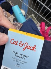 Shorts Boys Navy Size 14 Flat Front Cat And Jack Nwt
