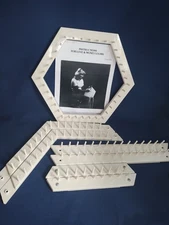 Love and Money Hexagon Looms Lot of 7 Pcs Lap WEaving Crafts John Alan