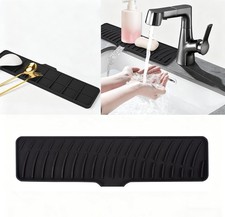 Silicone Faucet Mat for Kitchen Sink Bathroom Faucet Pad Sink Splash Guard Soap