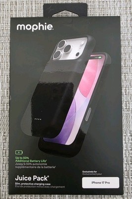 Mophie - Juice Pack Apple iPhone 17 Pro - Black