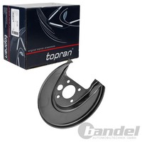 Topran Spritzblech Bremsscheibe Ankerblech Hinterachse Links FüR Audi A3 TT
