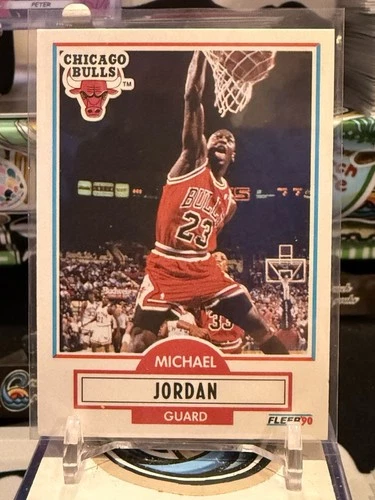 1990 FLEER #26 MICHAEL JORDAN 🔥 MINT SHARP 🔥 CHICAGO BULLS HOF JH