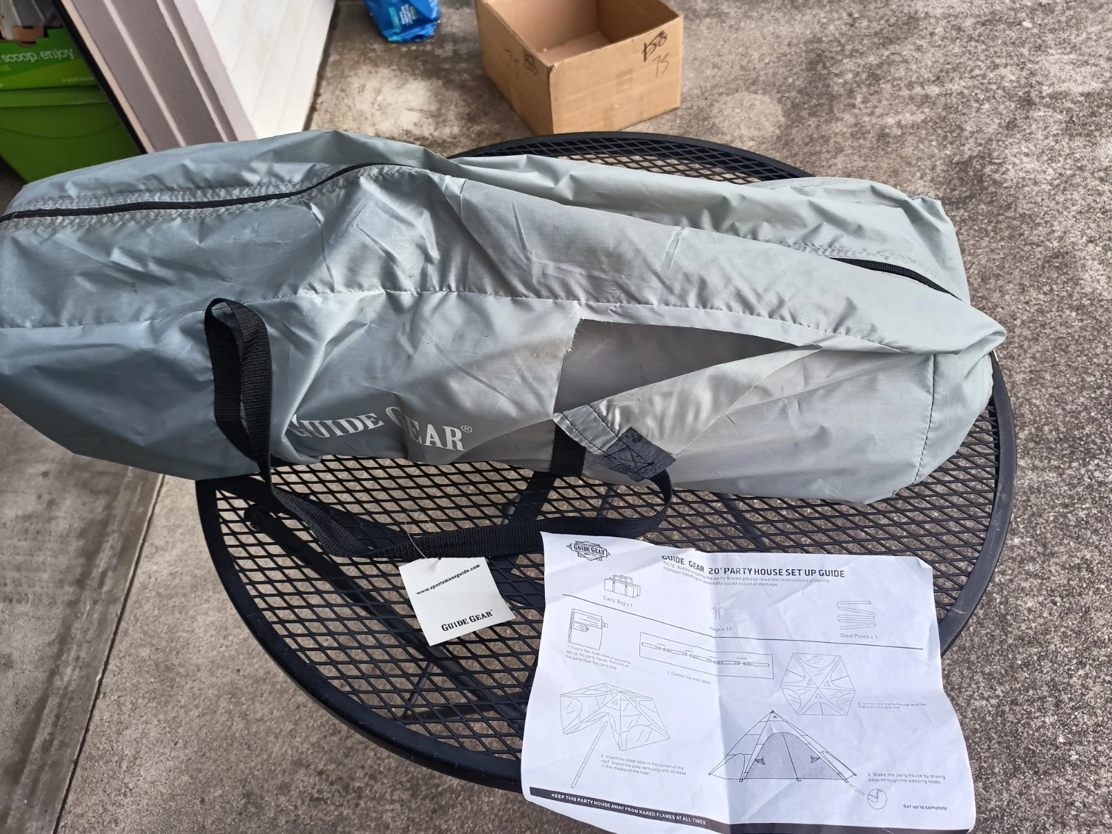 Guide Gear 20' Teepee Tent, Party House, Appears Unused, Bag Is Torn
Opens in a new window or tab