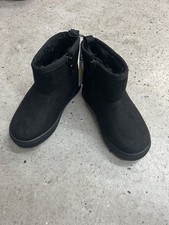 Cat Jack Toddler Arlo Shearling Style Boots - Black, 8T
