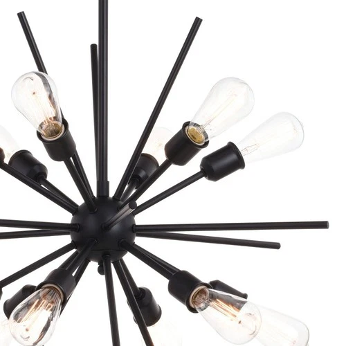 Vaxcel - Estelle 12-Light Pendant in Mid-Century Modern and Sputnik Style 27.5 - Picture 3 of 4