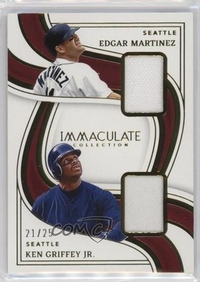 2023 Immaculate Dual Legends Materials 21/25 Edgar Martinez Ken Griffey Jr 0c3