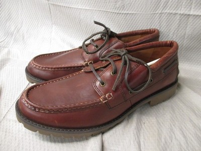 Samuel Windsor BV239 Prestige Brown Lace Up Boat Shoes | Men's Size 13
