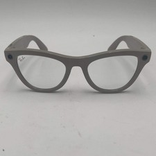 Ray-Ban Meta Skyler Gen 1 Shiny Chalky Gray Standard AI Smart Glasses