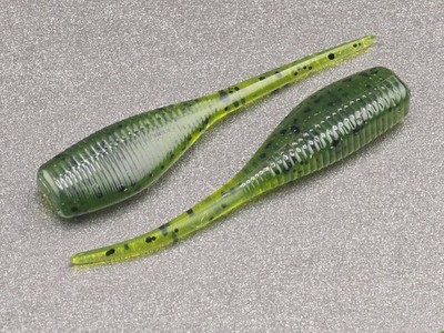 (26)  1.6'' SLAB HUNTER ''Watermelon'' GRUBS BAIT JIGS CRAPPIE BABY SHAD