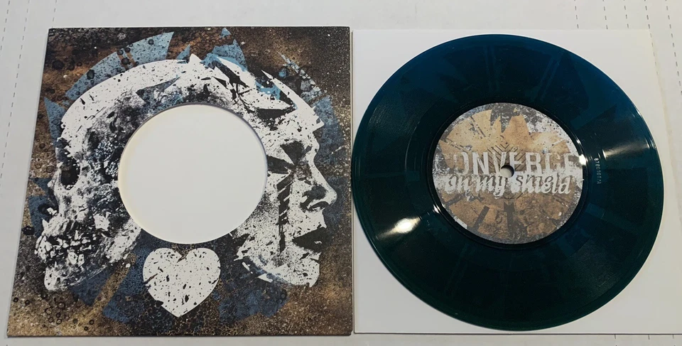 CONVERGE On My Shield 7” Green Vinyl-The Dillinger Escape Plan Nails Cave In - Image 2 of 4