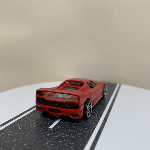 2007 Hot Wheels #148 All Stars Ferrari F50 Red w/Chrome PR5 Spoke & Logo 1:64 NM - Picture 9 of 12