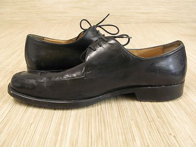 Bruno Magli Bishop Mens Lace Up Black Leather Handmade Shoes. Size 9 M Bruno Magli | Shoes | Bruno Magli Bishop Black Leather Lace  main image 4