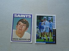 1972 Topps - Archie Manning #55 (RC) & 1998 Score Peyton Manning #233 R.C.