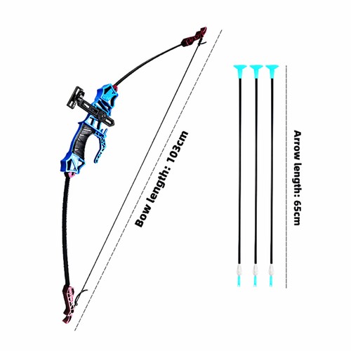 Archery Recurve Bow Set for Kid Adult Beginner 10 lbs Hunting Takedown Long Bow - Picture 16 of 17